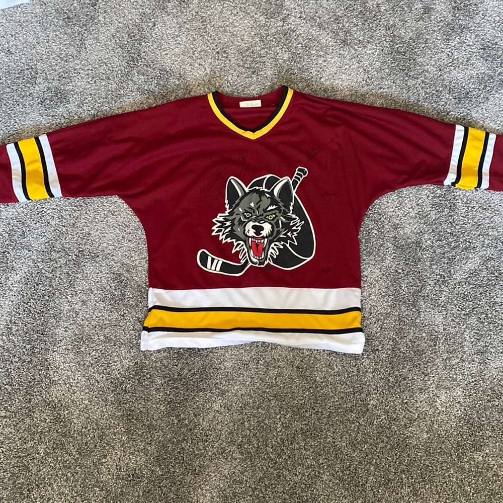 Signed Chicago Wolves Jersey